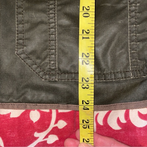 J. Crew Dark Green Coated Cotton Jacket - Picture 9 of 9